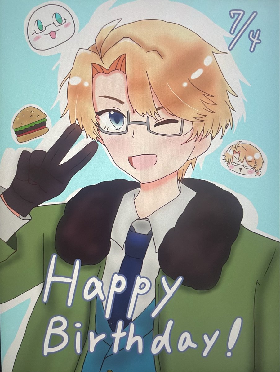 mitarashirabu's tweet photo. メリカ〜誕生日おめでとう🇺🇸

#メリ誕2026
#250年目のヒーロー
#アルフレッド生誕祭2026 https://t.co/yqck3A18bE
