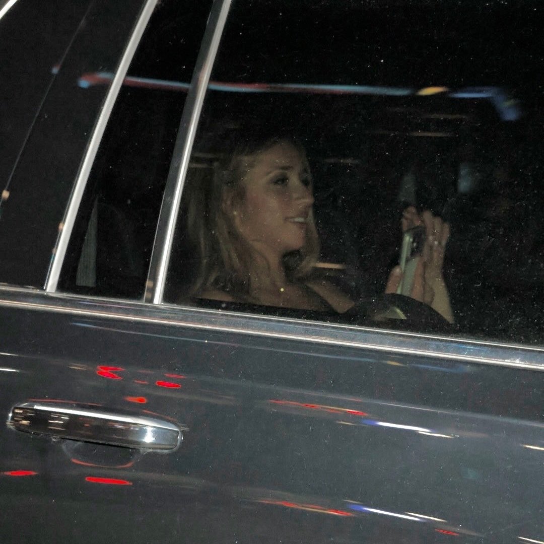 metgalacrave's tweet photo. Tate McRae, Gracie Abrams, and Millie Bobby Brown were spotted leaving Taylor Swift and Travis Kelce’s wedding. https://t.co/fR35ISrjRe