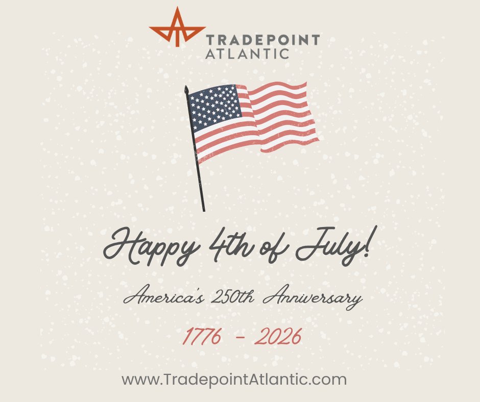 TradePointATL's tweet photo. As our nation celebrates 250 years of resilience, innovation, and hard work, we are proud to honor that legacy by building the future.

#IndustryinMotion #USA250Years #FourthOfJuly #AmericanInnovation #BuildingTheFuture #SparrowsPoint https://t.co/5MXkh38ZFQ
