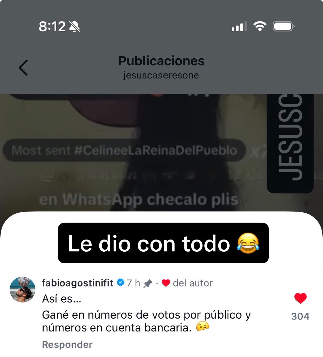 anamarcano07's tweet photo. Jajajaa Fabio Agostini es un Lord!

Aquí si contestación a la CeliMocos.

#TeamFabio https://t.co/GpDyY2gMHr