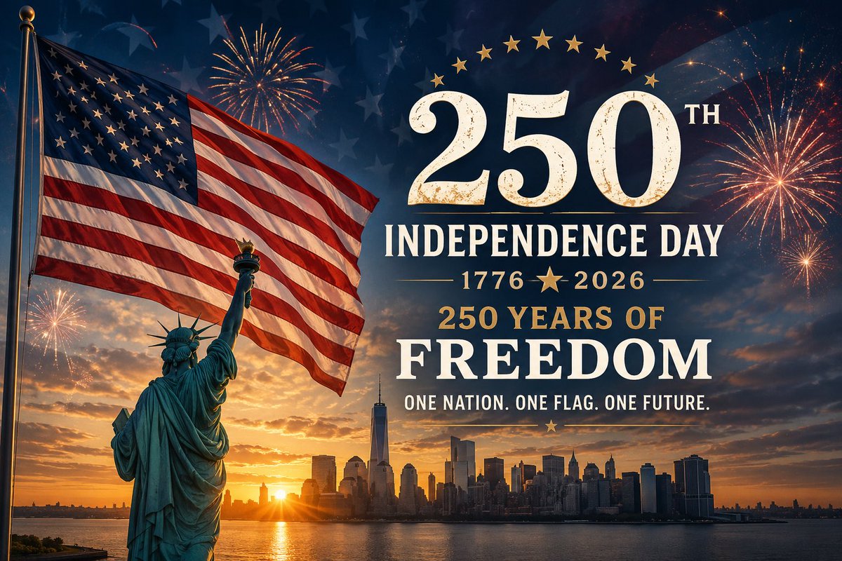 AyhamT3's tweet photo. Happy 250th Independence Day, America! 🇺🇸

Proud. Grateful. Blessed.

I’m honored to be an American citizen. Thank you, America, for the freedom, opportunity, and future you’ve given me.

God Bless America.

كل عام وأمريكا بخير بمناسبة الذكرى الـ250 للاستقلال! 🇺🇸
فخور. ممتن. مبارك.
يشرفني أن أكون مواطنًا أمريكيًا، وأشكر أمريكا على الحرية والفرص والمستقبل الذي منحَتني إياه.
بارك الله أمريكا. 🇺🇸