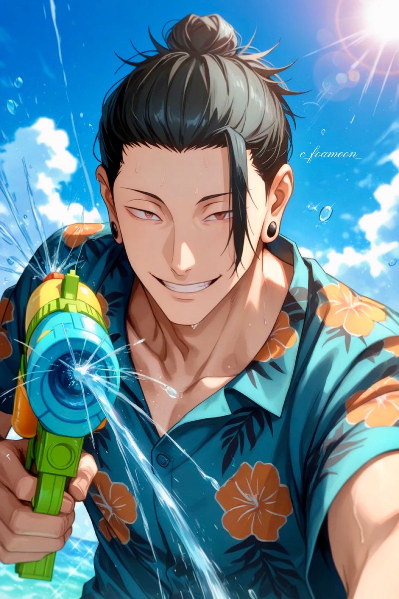 c_foamoon_'s tweet photo. 日本の夏🌻🍉🔫☀️ https://t.co/NZx7JDThAj
