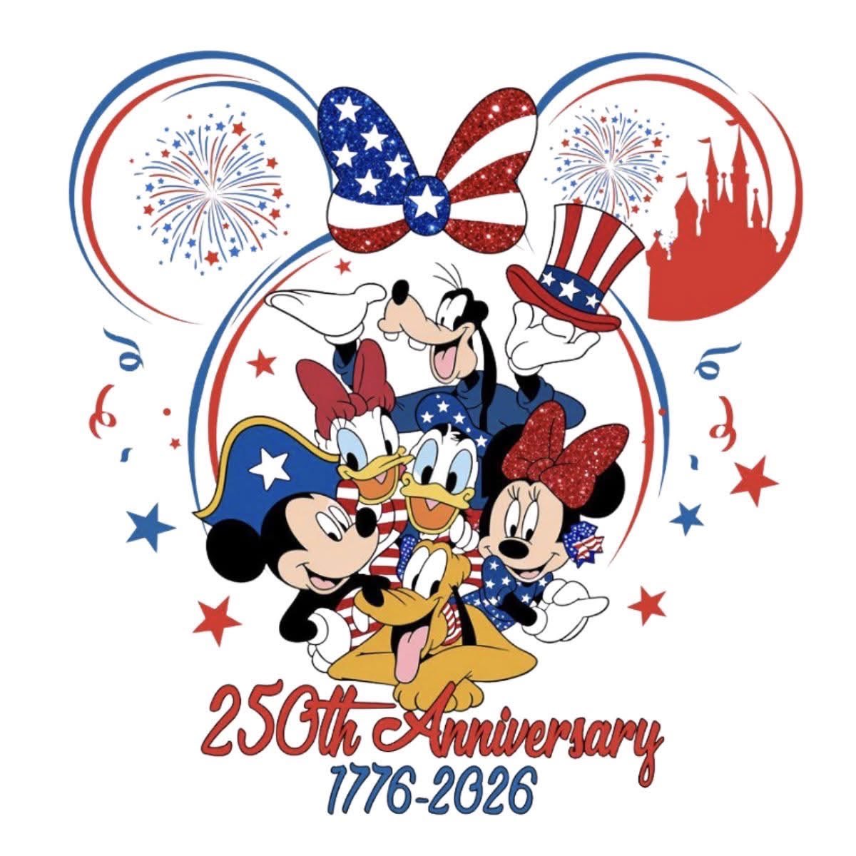 amenders93's tweet photo. Happy 4th of July, everyone! Let’s celebrate that on this day 250 years ago, the Declaration of Independence was adopted and our great nation of the United States of America was established.
#4thJuly #250thAnniversary #Happy4thOfJuly #Disney #MickeyMouseAndFriends https://t.co/A0qKUJWvoO