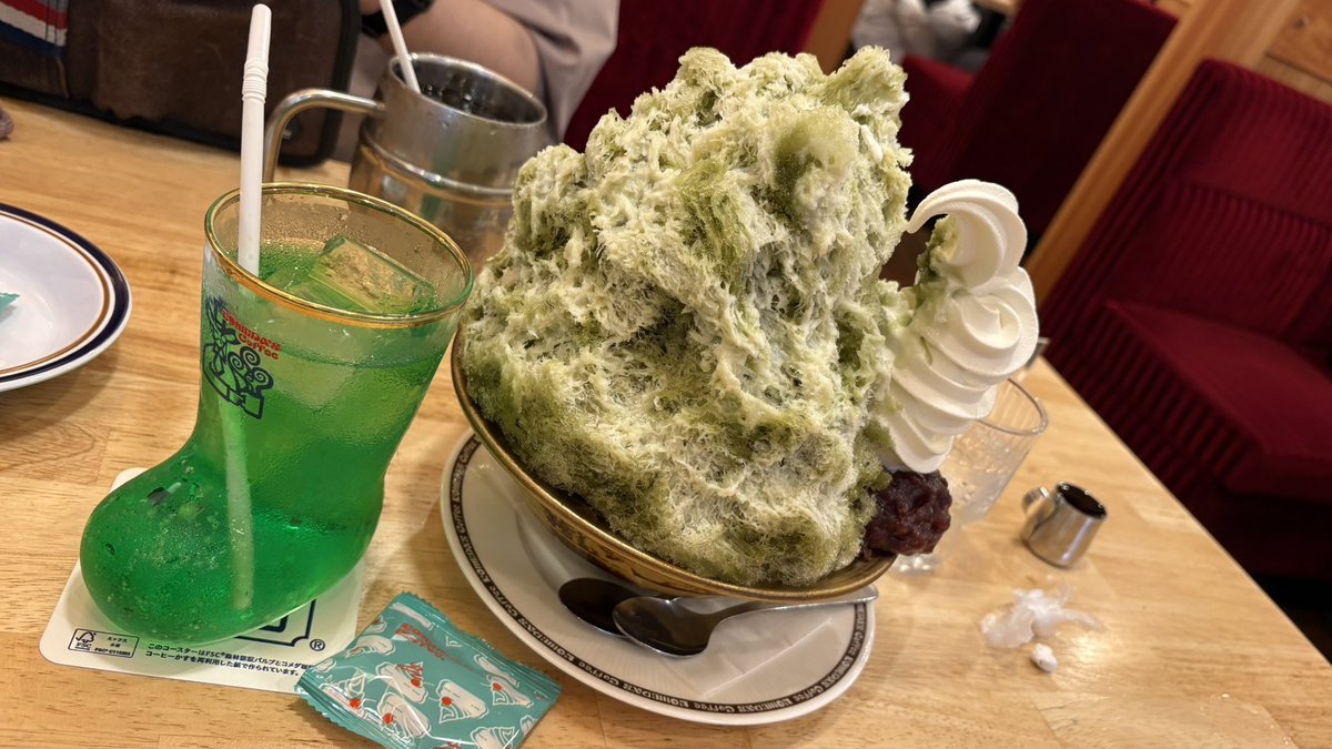staff_eno's tweet photo. マーラータン！！！🔥

からの

コメダー！！！🍧

美味かったです(๑´ڡ`๑)♡ https://t.co/RLx1UOmlbE