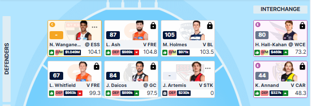 gabe_grossman's tweet photo. @WarnieDT given whitfield didn't meet TOG threshhold, what score comes on for artemis? https://t.co/95j7xW3XnA