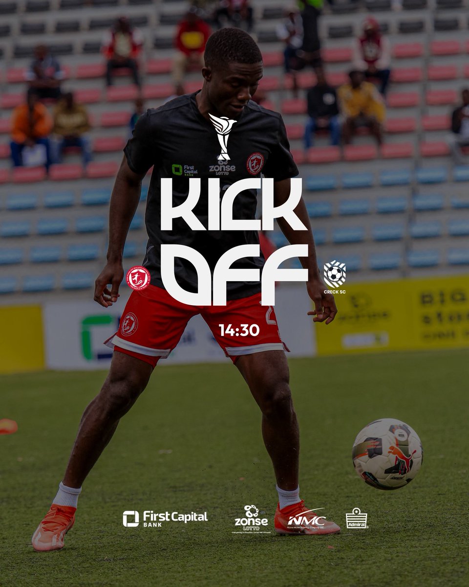 nyasabigbullets's tweet photo. 1’ | Bullets 0-0 Creck Sporting

We’re underway at Mpira Stadium.

#FCBNyasaBigBullets #YesMaule #NBBCSC #FDHBankPremiership https://t.co/GHoW1E5VxB