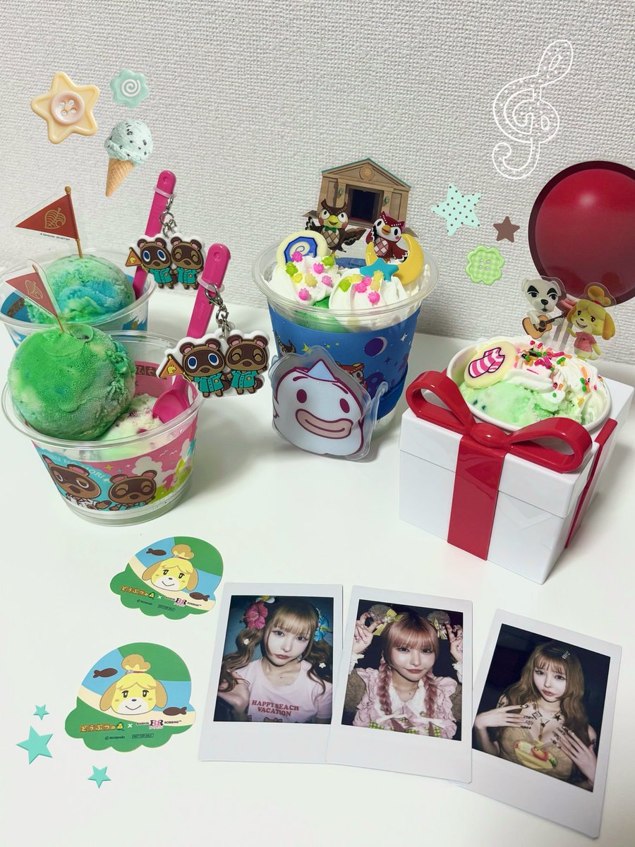 fabmnk16's tweet photo. どう森×サーティワンコラボとかなちゃんのかわいいの集合体(̨̡՞o̴̶̷̤ ̫ o̴̶̷̤՞)̧̢⭐️ https://t.co/tz8pzwqlor