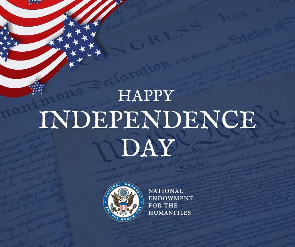 NEHgov's tweet photo. 🎉 Happy 250th anniversary, America! 🎉 

To celebrate the 250th anniversary of the signing of the Declaration of Independence, we’ve highlighted some incredible NEH-supported projects and resources on 250 years of American history. Browse projects at https://t.co/uaAJt4dCRr https://t.co/JymU1TxKrX