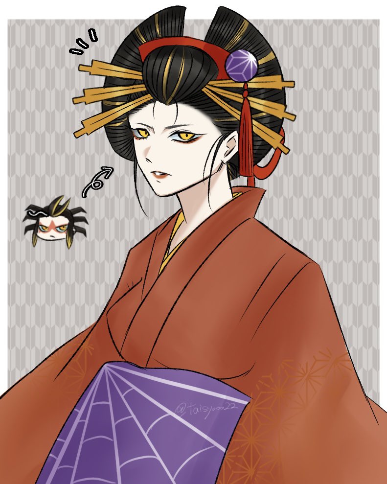 taisyooo22's tweet photo. ⚠️🕷️の女性擬態
個人的かなり気に入ってる🕷️の🚺化けを、再掲
しかめっ面の美人 https://t.co/I2lpYUMQLV