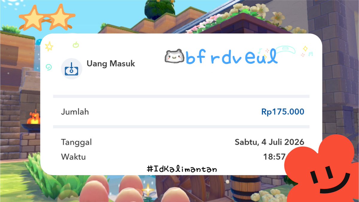 bfrdveul's tweet photo. #IdKalimantan

Alhamdulillah, akhirnya win juga😭
Thank you host @IdKalimantan dan admin @Id_Kal2     God bless u all, May you always be healthy 
 
Manifesting more win this month 🤩 , aamiin. https://t.co/r6WVbG0J2Y