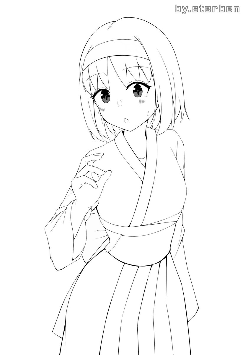 sterben_dead's tweet photo. ポケモンピカブイ　エリカ
線画

一色だけで落描き、描きたいなって思ってたんだけど…

今週…小説読みたい期になっちゃって、全然イラスト描けてないm(._.)m

#イラスト
#ポケモン https://t.co/WC6rB9sF0i
