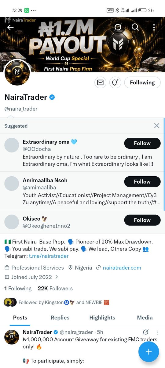 greatjene3's tweet photo. @naira_trader 436437773

@dozie_Thetrader @daxfx196560 @kingstonpips https://t.co/kXLDnb4jk7