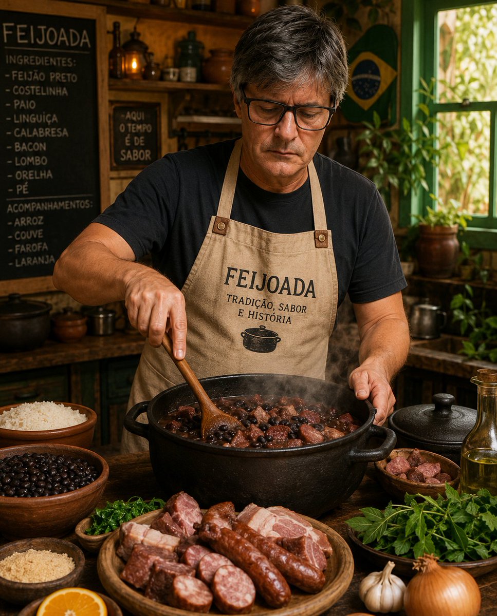 vkroeger's tweet photo. E aqui se faz a nossa feijoada: 
Bastante carne defumada, bastante carne fresca, um pouco de carne salgada e um tanto de feijão. Só ingredientes nobres, de excelente procedência. Sem peles, sem orelhas, sem máscaras.
Ainda não reservou a sua? https://t.co/MoNsozxti7