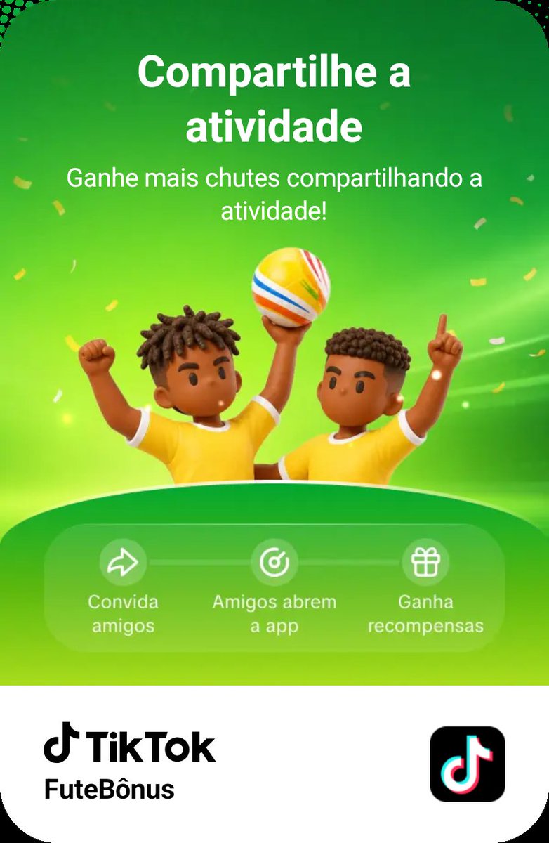 NihilBRz's tweet photo. Vem comigo no TikTok! Jogue FuteBônus e ganhe R$ 111 em recompensas! https://t.co/dU68i1Kyah https://t.co/JyR4m4vP83