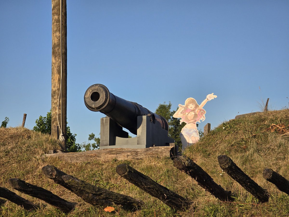 AngelofDeathDxD's tweet photo. My #GlitchStarsVirusAdventure thread.
Took Miwa to the army heritage center this July 4th. What better way to start than with her manning the cannons at a revolutionary war fort. https://t.co/BCrQGAUx6s