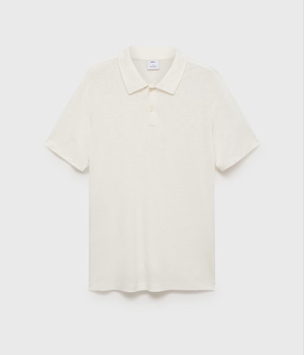 FitThemAll's tweet photo. Le polo en lin mélangé Mango passe à 15€ au lieu de 46€ ☀️

Lien: https://t.co/rFo5LF9HVU https://t.co/TwCKPP6oGf