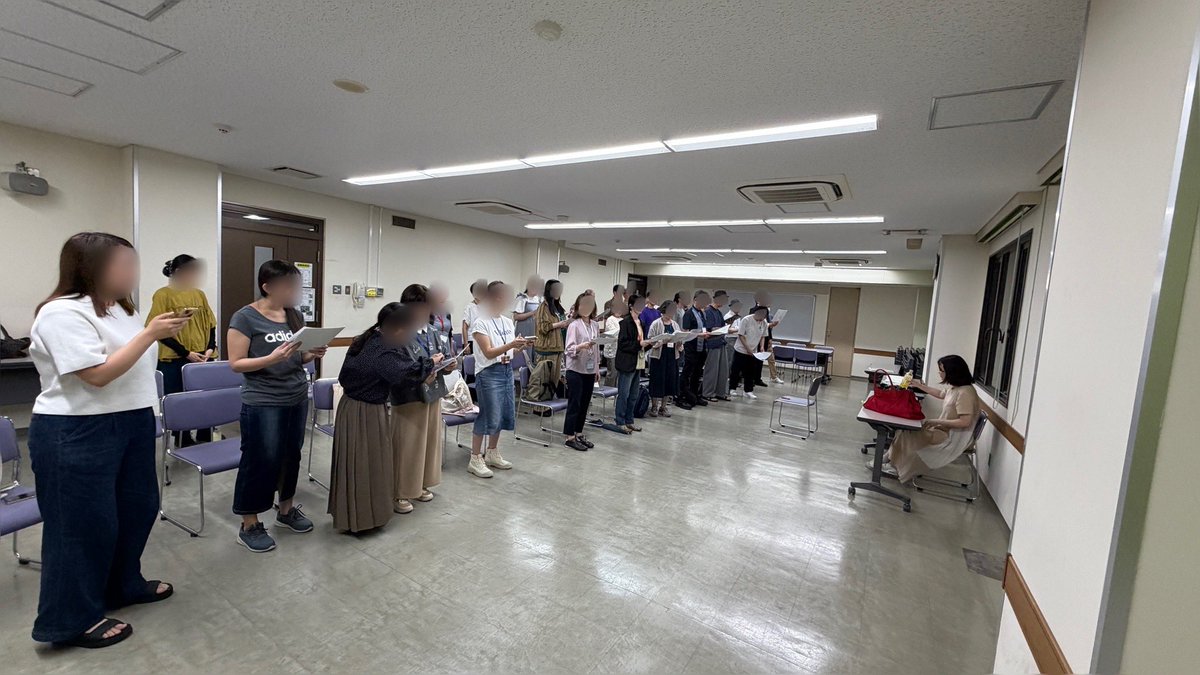 SWSchoirs's tweet photo. 今日は岸里でヴォイストレーニングでした

2部屋に分かれてパート毎に課題を見つけて指導していただきました

そして！7/7は糸井先生のお誕生日🎂
歌とお菓子などをプレゼント🎁
先生にとってこの1年も素敵な年になりますように💕 https://t.co/CMyjWGpxd7