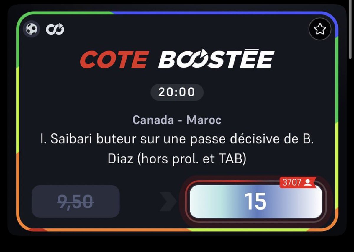 Rinapsg78's tweet photo. @WinamaxSport Pourquoi vous enlevez les cotes boostés? @WinamaxSport https://t.co/jXvaadRHLO