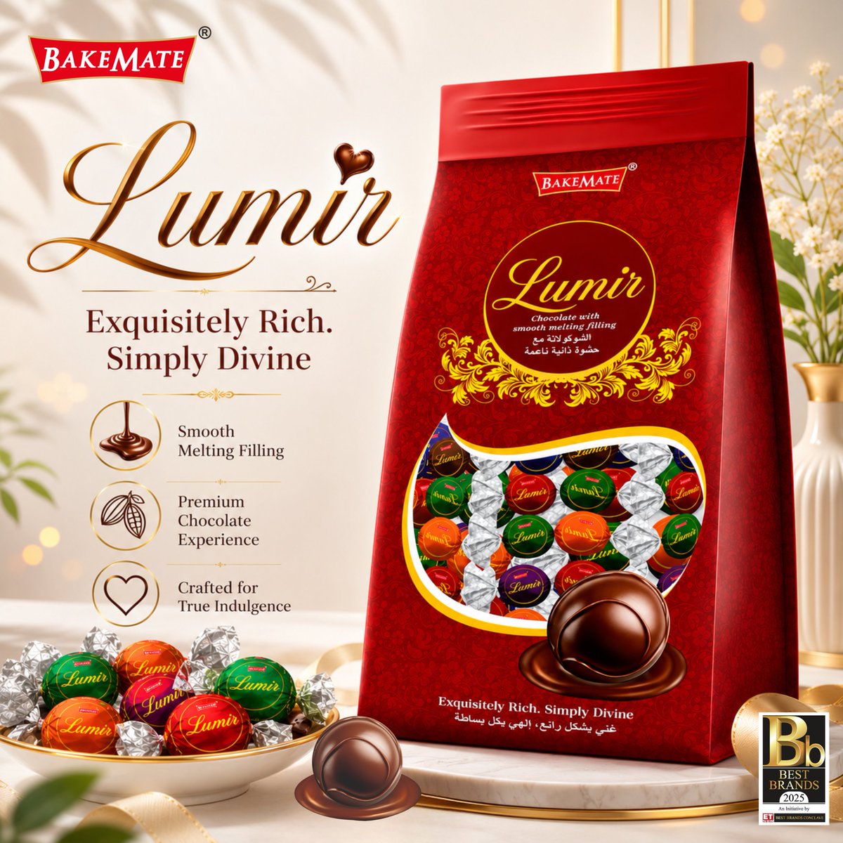 bakemateglobal's tweet photo. Pure Chocolate. Pure Happiness! @bakemateglobal 

For More Details: https://t.co/k15ukbzeNG
E-mail: enquiry@bakemate.in
Contacts: 7060002542

#BakeMate #LumirChocolate #DeliciousMoments #PremiumChocolate #ChocolateBliss #trendingnow #usa https://t.co/l0XAPJuGXX