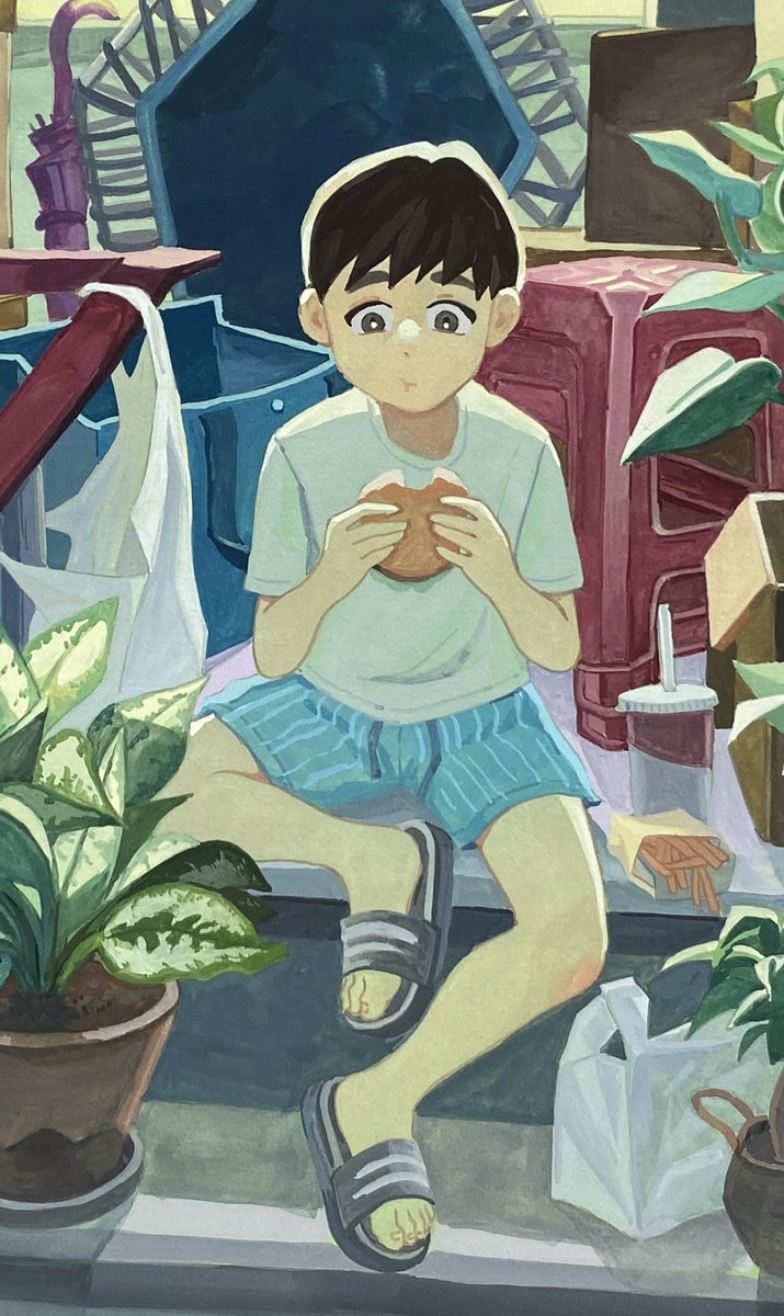 hintofspark's tweet photo. Dinner in the in-between
#gouache https://t.co/9xgC8epepG