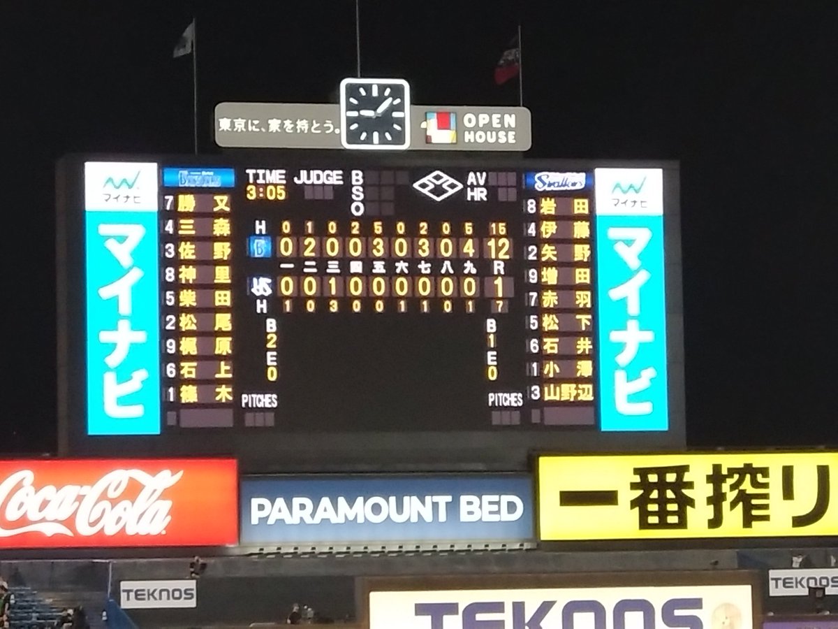 swallows_hat's tweet photo. まけほ〜…
…

内野席 楽しいなー…

また明日 がんばろ！！😆💪 https://t.co/EaLhlotQWc