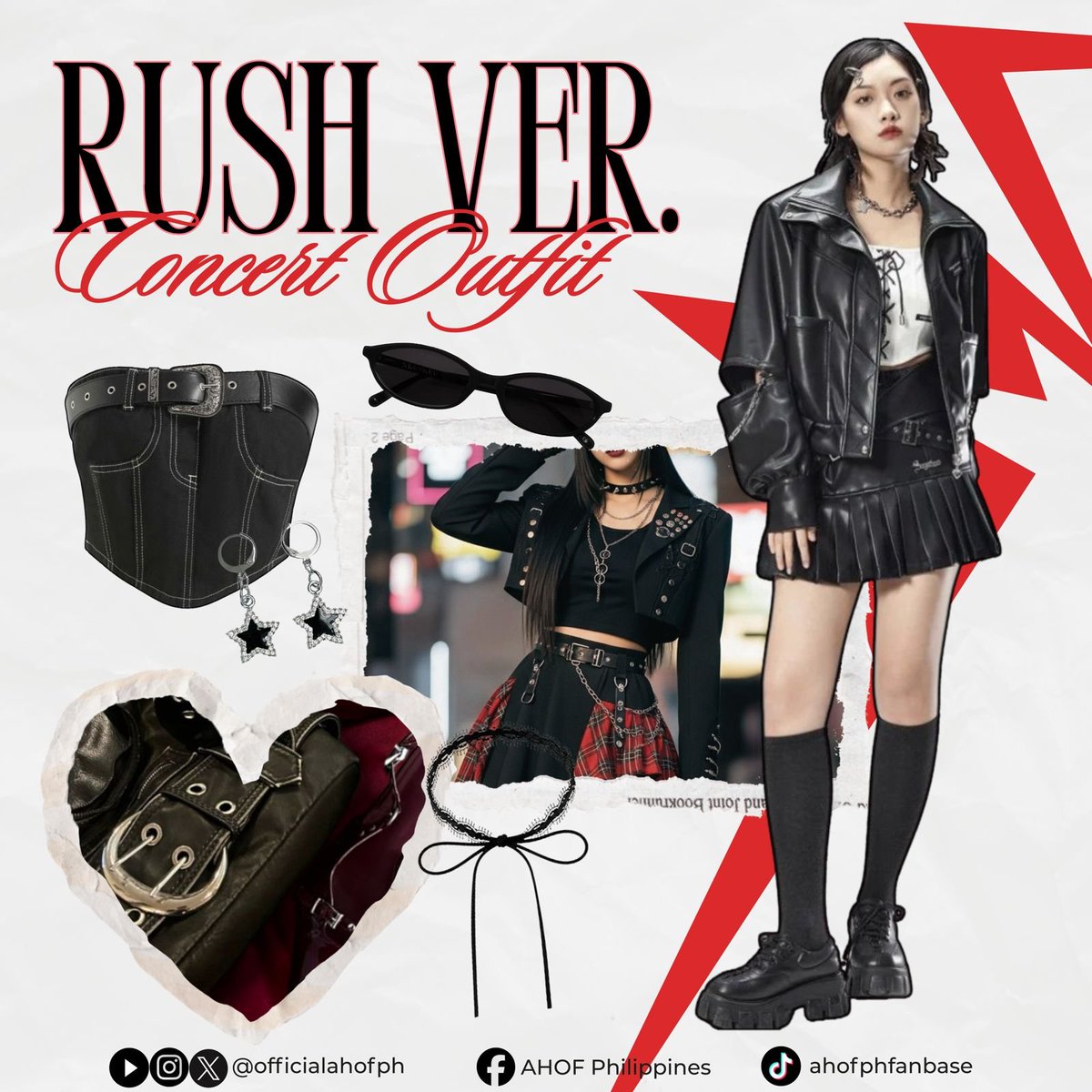 OfficialAHOFPH's tweet photo. Are you Team Heart or Team Rush? 💙🖤

Hi, FOHAs! 👋

Still looking for concert outfit inspiration? We've got you covered! ✨

Whether you're going for the cool and refreshing vibe of Heart Ver. 💙 or the sleek and bold aesthetic of Rush Ver. 🖤, we're sure you'll rock your look.

Which team are you repping? 👀👇