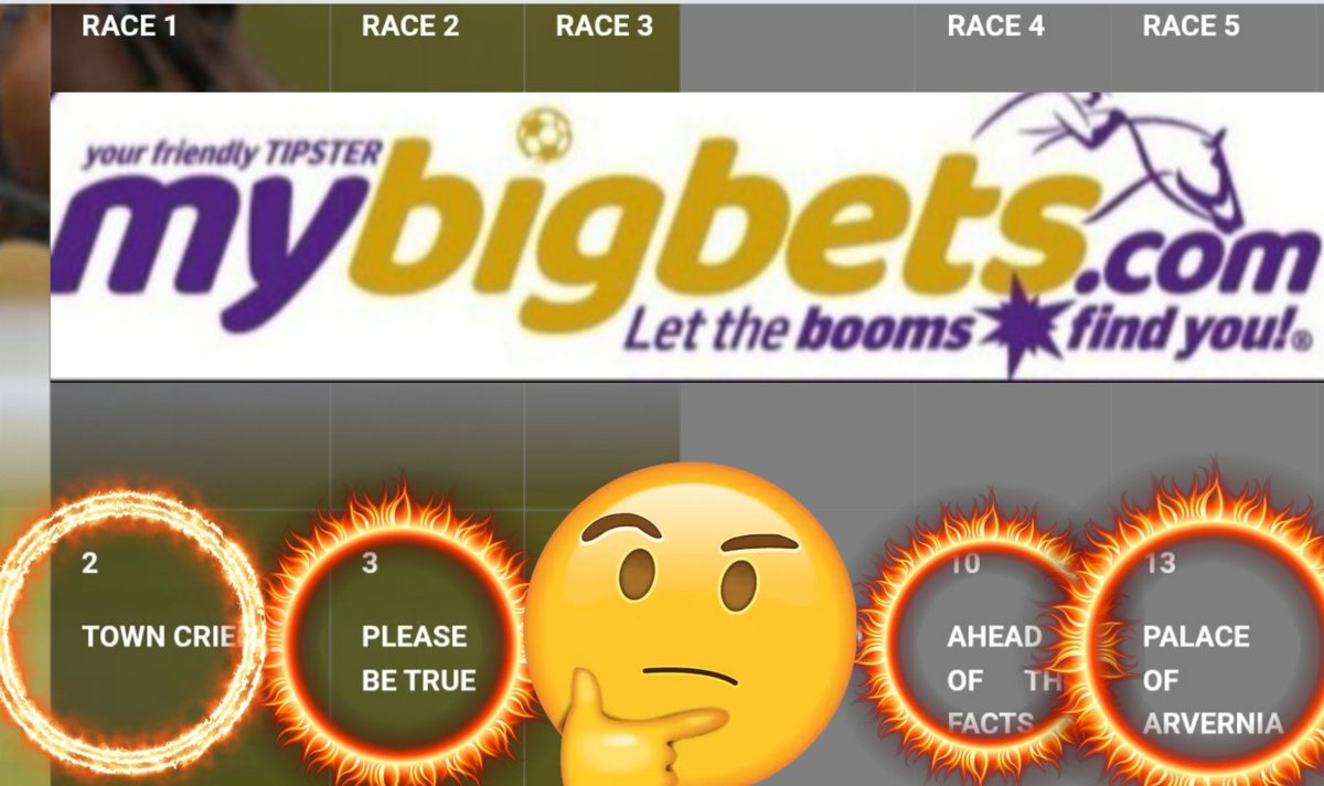 MyBigBets1's tweet photo. 📣 Looks Like #MYBIGBETS 2nd Selection Box Is On 🔥🔥🔥🔥🔥🔥🤷🏽‍♂️

📣 Sometimes I push the envelope a bit too much chasing "BIG" value but that's MYBIGBETS 🏇🏻🏇🏻💲💲⭐️
"Biggie Style"🙂

📣Don't discount my first selections Race 6 to Race 12 🎙🏇🏻🍏🍏🍏🍏⭐️⭐️⭐️💲💲💲⭐️⭐️⭐️⭐️

MYBIGBETS 🥇🥇🥇🥇🥇🥇🥇🥇🥇

®️ LET THE BOOMS FIND YOU®️

#MYBIGBETS #horseracing #Horseracing #horseracingtips #durban #july #hollywoodbetsjuly #zara #biggie #durbanjuly #betting