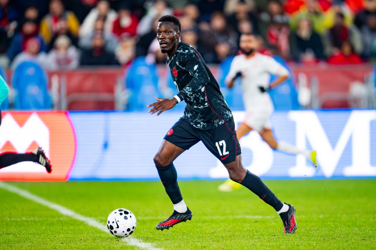 StJohnsMSoccer's tweet photo. Marching on 💪

@Oluwaseyi_9 and @_a_johnston will lead Canada into its first-ever Round of 16 World Cup contest today against Morocco at 1 p.m. 

Both former Johnnies have played in all four matches during Canada’s historic run 👏

#RedStorm | #ProJohnnies https://t.co/fqBUhm5EH4