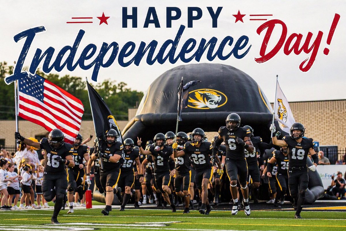 HHS_TigersFB's tweet photo. Wishing everyone a safe and happy 4th of July!  🦅 🇺🇸 
#Build🐅 https://t.co/nIETQrnmdL
