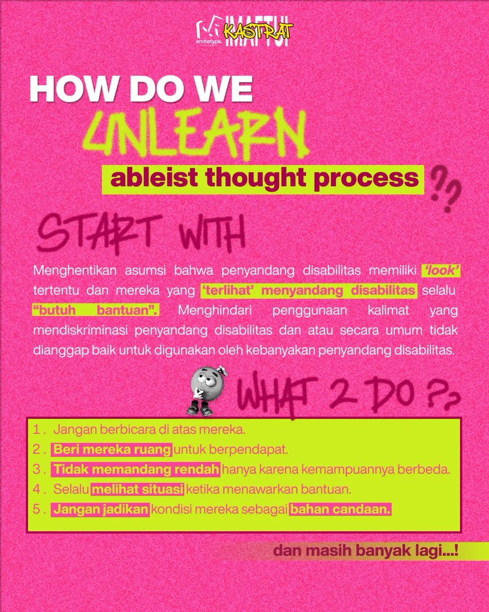 kastratofe's tweet photo. Remember to always show love, care , and respect for our disabled friends.❤️ 

You can read our post about ableism and how to combat it! https://t.co/TaQMj64pZc