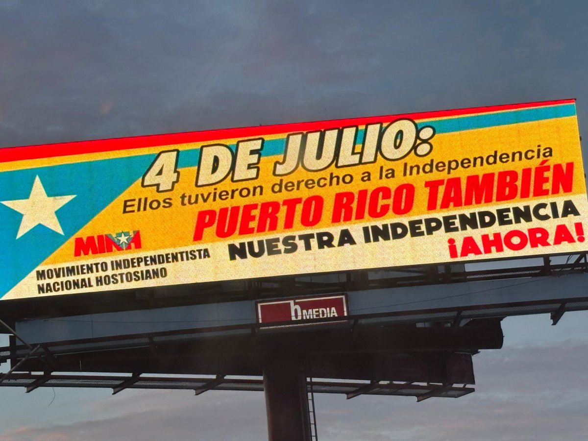 gaboramospr's tweet photo. Aparecen Billboards en gran parte de la isla exigiendo nuestra independencia. https://t.co/WhSumyVGKD