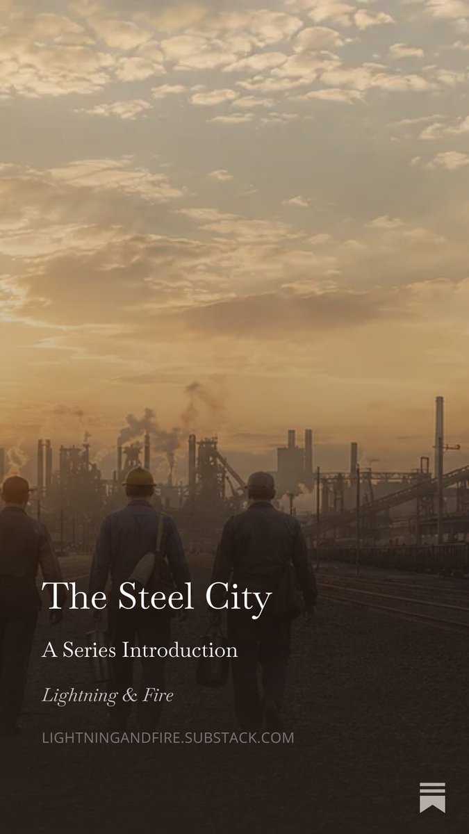 Veilandpen's tweet photo. The Steel City is now live over on Substack!

#History #Hamilton #writerslife 
https://t.co/YbOSnlGT3k https://t.co/5SnZ6SNmHz