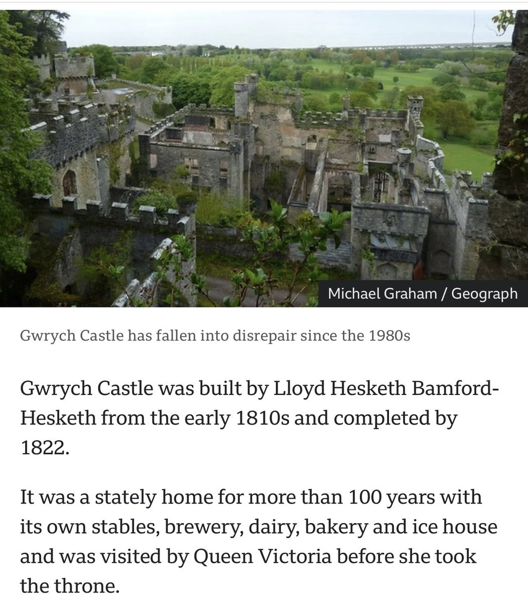 Rosadevoy1's tweet photo. @RoyalFamily MyfamilyMackinnon related
cousinHarrietMackinnonMolesworth
greatgrandma DuchessSophie husbandPrinceEdward brother #kingcharlesIll QueenVictoria visit @Gwrych_Castle was owner 12thEarlDundonalCochraneMackinnon cousin myfamilyMackinnon Earlwife DuchessWinifred owner @Gwrych_Castle https://t.co/JbOQr12HJ2