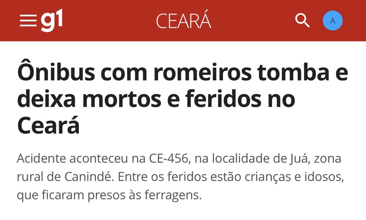 cirogomes's tweet photo. O acidente com o ônibus de romeiros em Canindé deixa todo o Ceará de luto. 

Minha solidariedade às famílias das vítimas e minhas orações pelos feridos. Que Deus dê força e conforto neste momento de dor. https://t.co/gVOxDOaoti