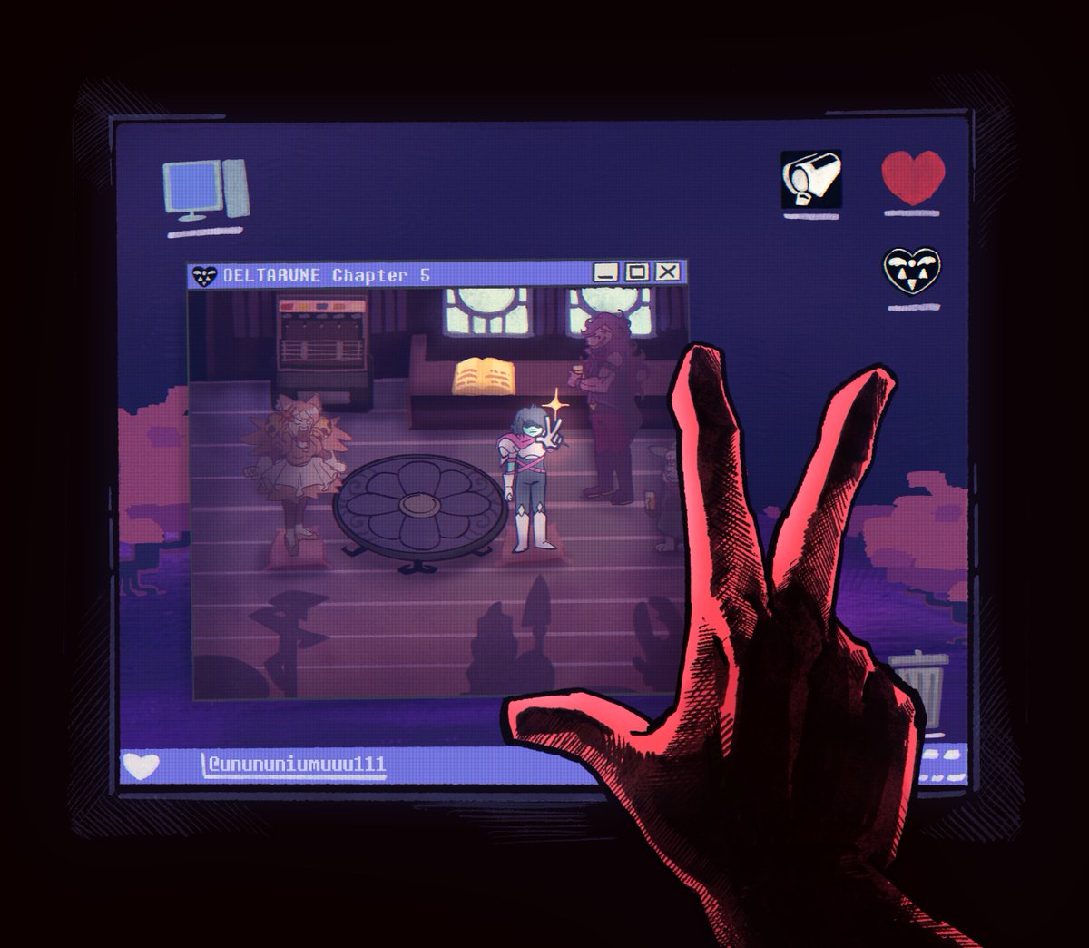 unununiumuuu111's tweet photo. Can't leave my vessel hanging
#deltarune
#deltarunechapter5 https://t.co/msg1F6wDOD