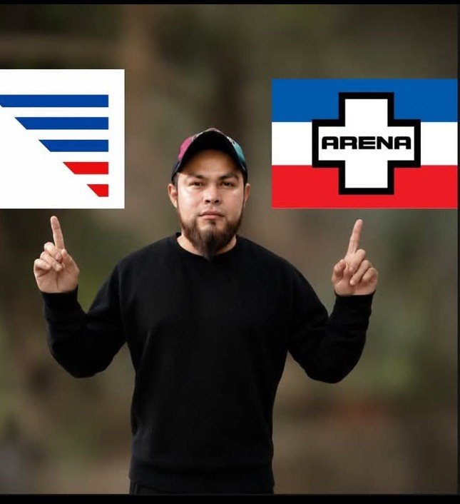 thrashmetal0's tweet photo. Ya le tiró a matar al FMLN también a VAMOS ahora va por los de ARENA la cosa aquí es donde
Te den chance para 
Poder robar https://t.co/KKarXBFnwQ