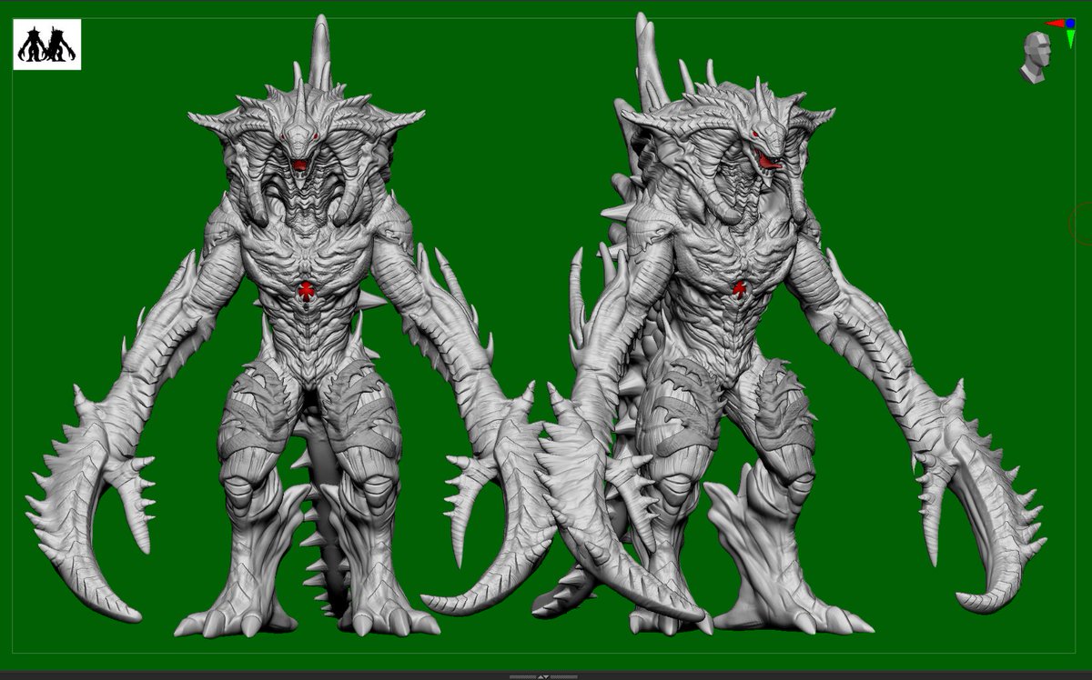 noykarmu's tweet photo. "MORGAR" OF KARMU (godzilla form)

It is not a creature. It is a calamity given form.
#karmu #godzilla https://t.co/RhKWACdSjA