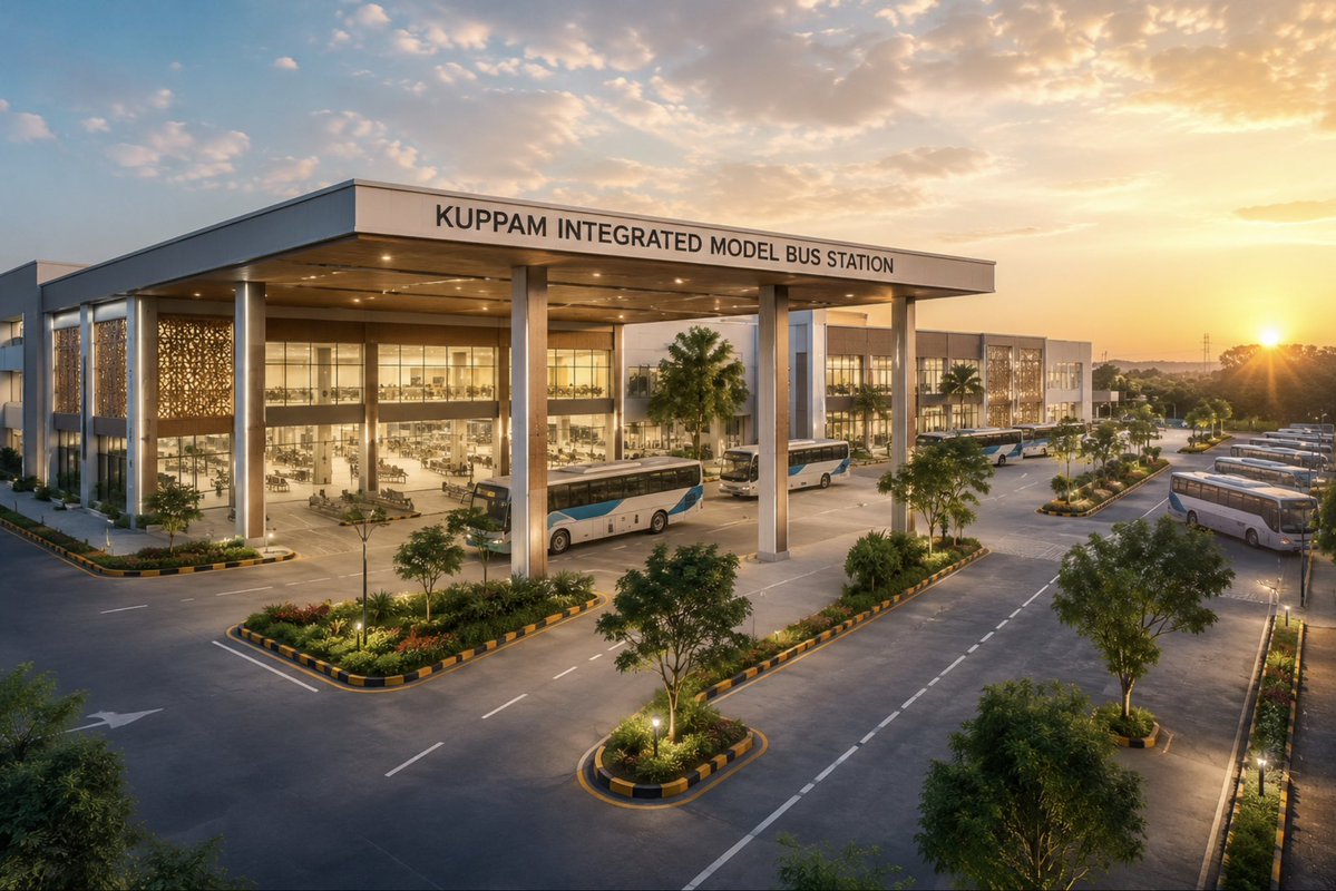 AndhraCommunity's tweet photo. 🚌 Kuppam gets a transport upgrade!
The AP Government has approved ₹81.20 crore for a new Integrated Model Bus Station & Bus Depot.
#AndhraPradesh #Kuppam #APupdates https://t.co/sTQAOmqncL