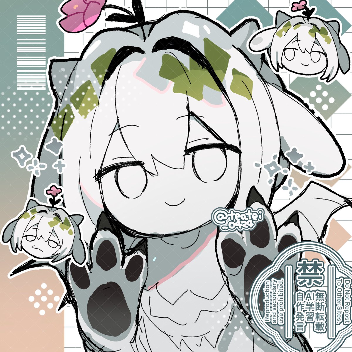 0424_teatei's tweet photo. 問いかける彫像

 #アークナイツ版深夜の真剣お絵かき60分一本勝負 https://t.co/r5SFYe1O6I