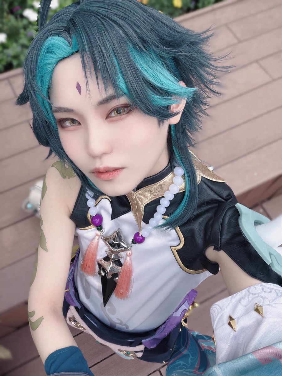 m_nununu's tweet photo. コスプレ
アコスタお疲れ様でした！魈で帝君にお供でき、大変幸福でした……🙂‍↕️
沢山意外な人にも会えて1日楽しかった🫶💚 https://t.co/XxWKZh9Uv0