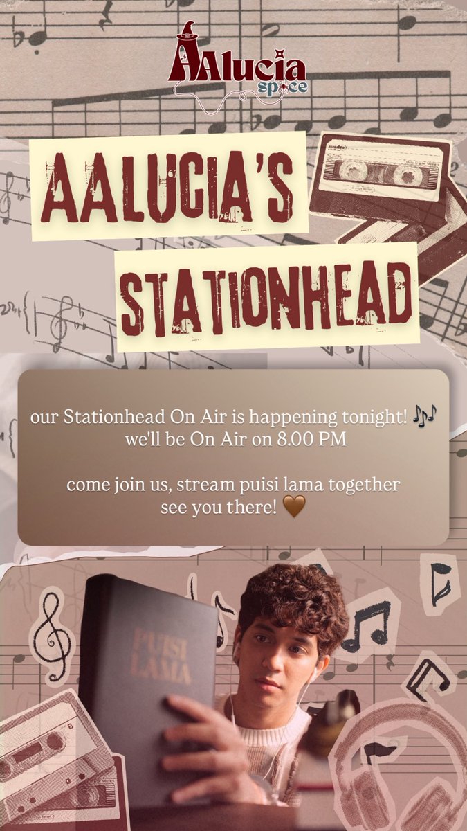 AAluciaspace's tweet photo. 𝐀𝐀𝐋𝐔𝐂𝐈𝐀 𝐒𝐓𝐀𝐓𝐈𝐎𝐍𝐇𝐄𝐀𝐃

our first 𝗦𝘁𝗮𝘁𝗶𝗼𝗻𝗵𝗲𝗮𝗱 𝗢𝗻 𝗔𝗶𝗿 will be on air tonight ♪𝄞♫ᝰ.ᐟ

see you there! 🤍🎶
https://t.co/rX3mSfYk1z https://t.co/AXkYE3AdHf