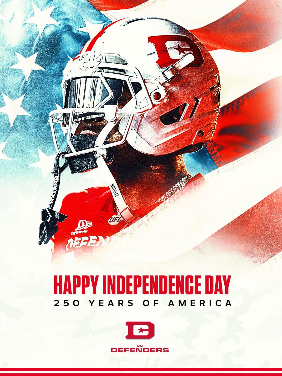 UFLDefenders's tweet photo. Wishing all of Defenders Nation a Happy Fourth of July! 🇺🇸 https://t.co/wkLE2vKKKM
