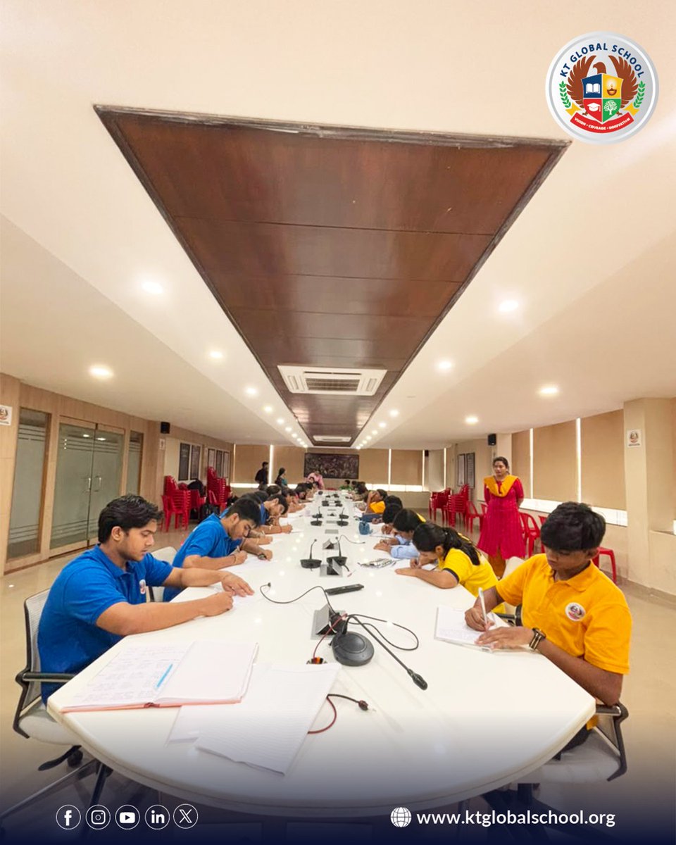 KTGlobalSchool's tweet photo. The Essay Writing Competition was conducted with the participation of 32 students from the Middle, Secondary & Senior Secondary segments. The event celebrated creativity, critical thinking, and excellence in written expression.
#KTGlobalSchool #EnglishEssayWriting https://t.co/Vgk2FsowME