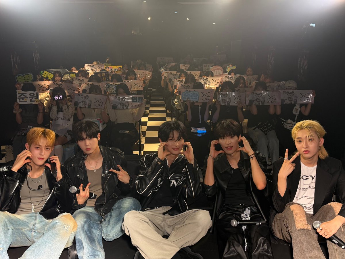 x_on_official_'s tweet photo. 2026 X_ON JAPAN THE 1ST FANCON
[IGNITE] TOKYO DAY 1

#X_ON #엑스온 #NightsDream #X_ON_NightsDream #X_ON_IGNITE
#JUNWON #MINYONG #SEUNGCHAN #DONGGUN #TAIYO https://t.co/vi10ncaWyU