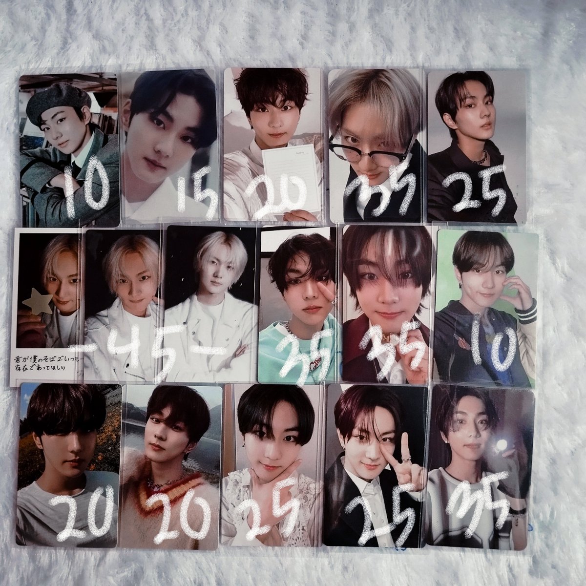 heyiwonchu's tweet photo. #wts want to sell photocard aab enhypen

• ready kamar, bisa lgsg co
• min take 2 item
• exclude all
• can keep event with dp
• not for sensitive buyer
• avail album only fugi jay (-id card dan pc) 50k https://t.co/qxEwC7igqM