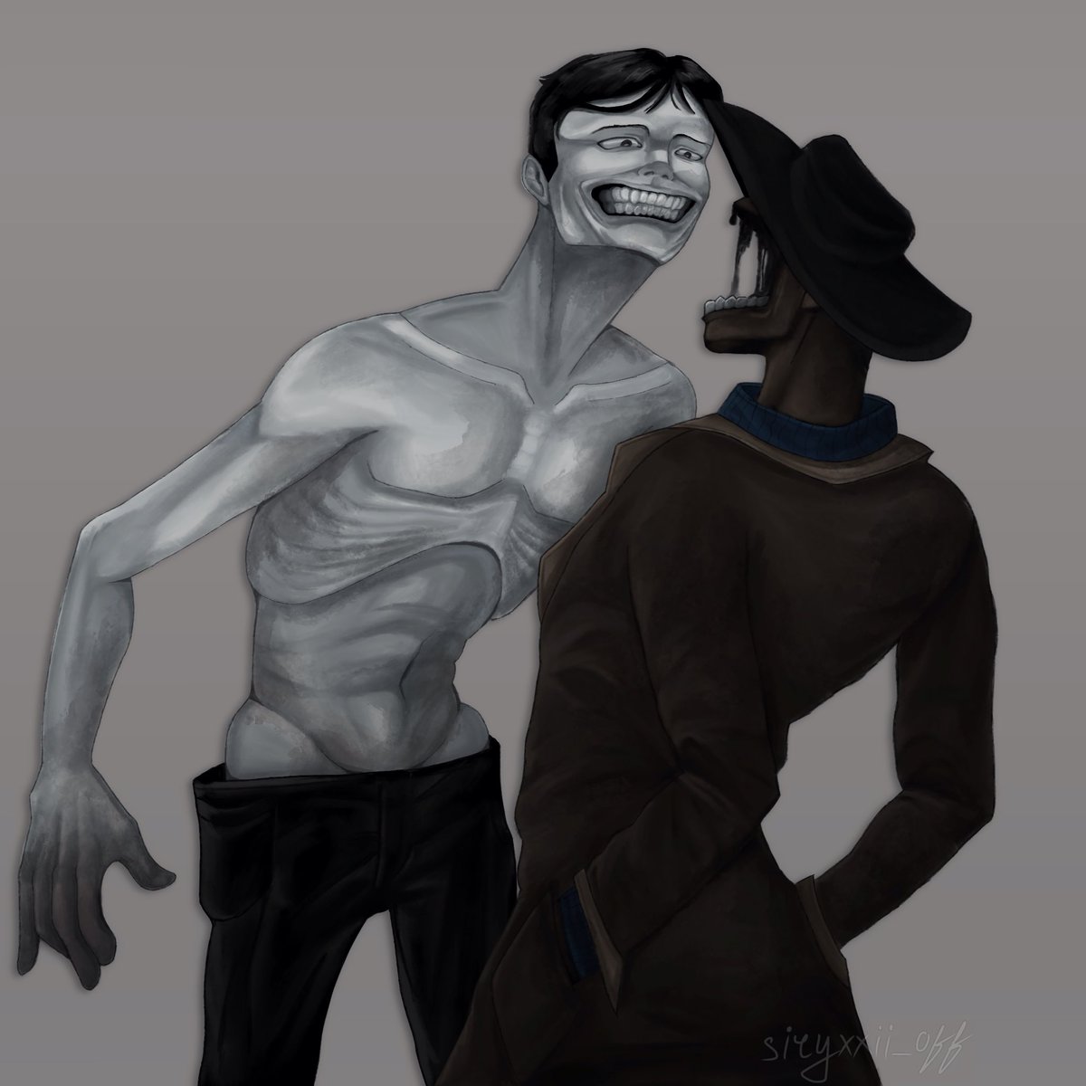 siryxxii_off's tweet photo. Pale visitor x visitor protagonist
#ninah #noimnotahuman #digitalart #palegun #palevisitor https://t.co/xjNTxYxnxR