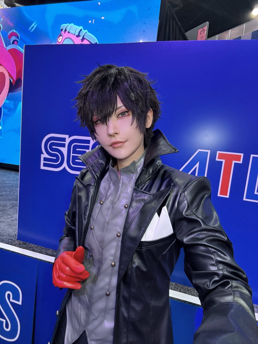 louistill3's tweet photo. 【Anime Expo 2026 – Day 2】

I had the honor of appearing as the guest cosplayer for Joker from Persona 5 at the SEGA ATLUS booth!

Starting today, I also performed without Joker’s mask. What did you think? 🃏

Today is my final day appearing as a guest cosplayer, so I hope to see you at the SEGA ATLUS booth!
#AX2026 #P30th