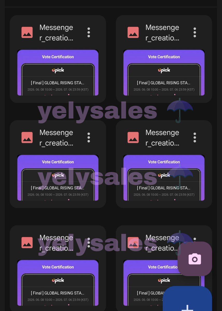yelysales's tweet photo. 🪻UPICK KMA
🗳️ 1,200🩷 for LNGSHOT

screenrecords &amp; certificates has been uploaded to the provided gdrive link given to the requester. u may request its access from them. thank you dears~

#yelysales https://t.co/oH1tyHc2As