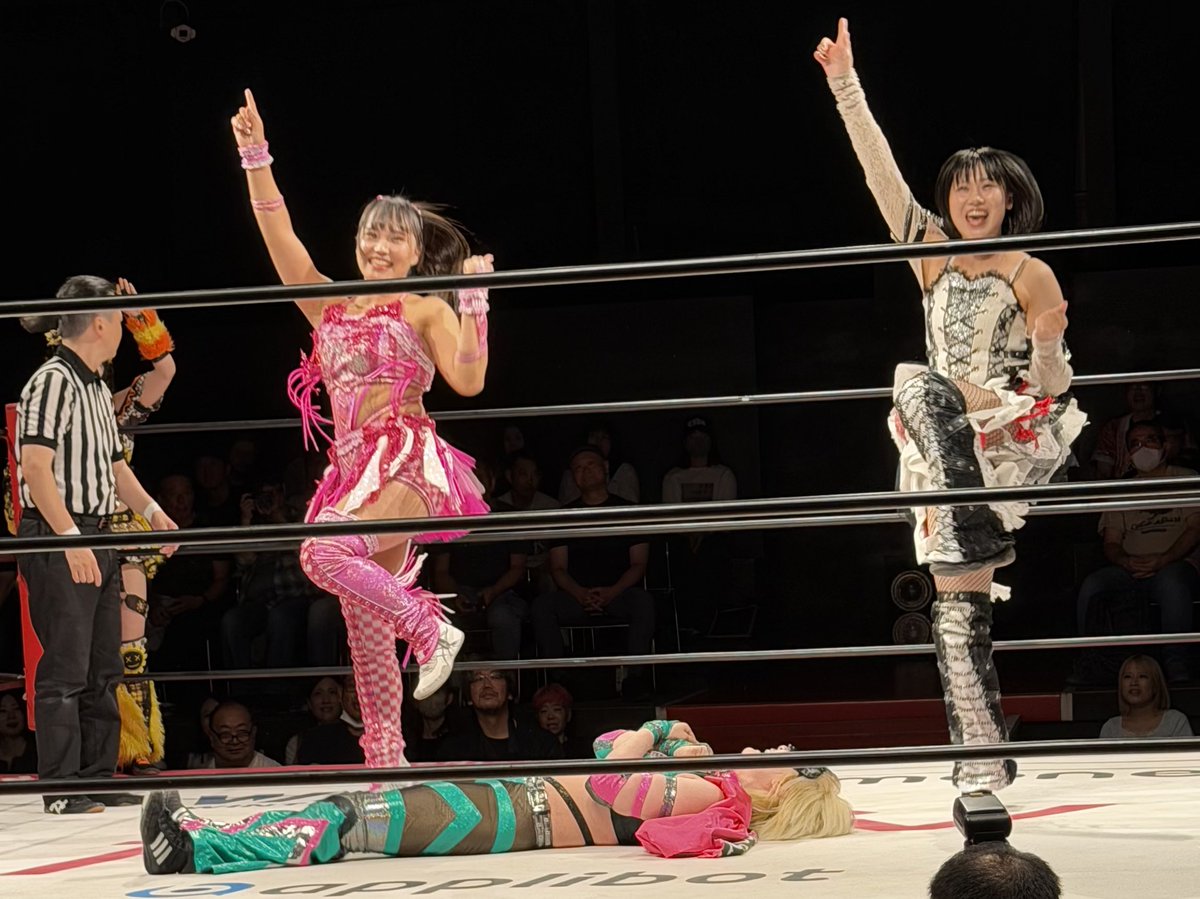 あー！ヨッシャいくぞー！ #渡辺未詩 #辰巳リカ #白昼夢 #tjpw