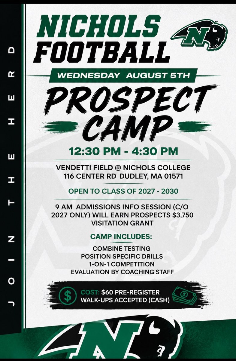 Nichols Football tweet media